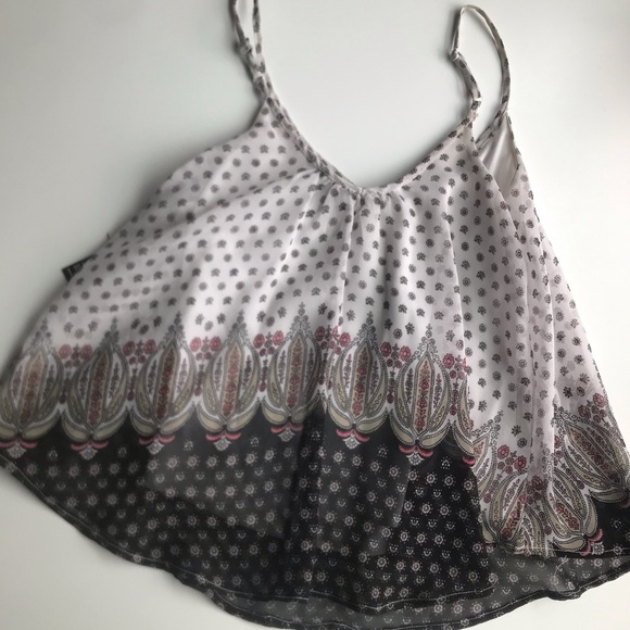 Boho Chiffon Tank - Picture 7 of 8